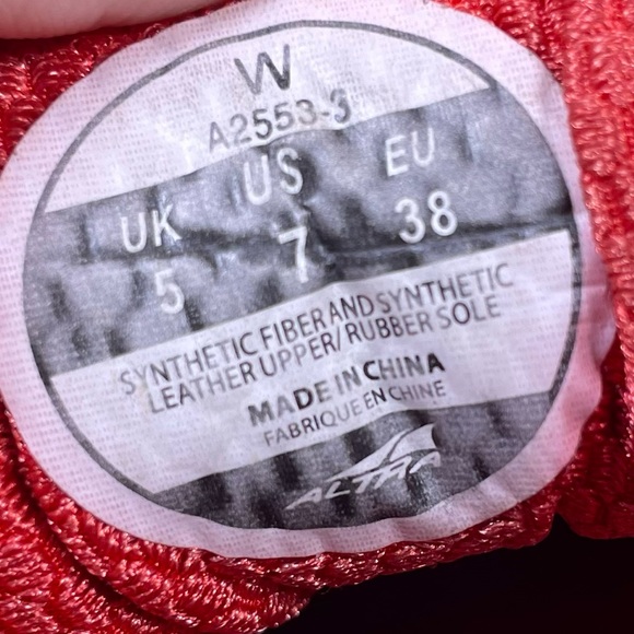 Altra Lone Peak 2.5 Caribbean Gaiter Trap Blue Women’s Shoes Size 7 - Picture 9 of 9